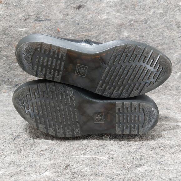 Dr. Martens Caitlin Boots Women's Size 10 Black Platform Wedge Leather Grunge - Picture 7 of 9